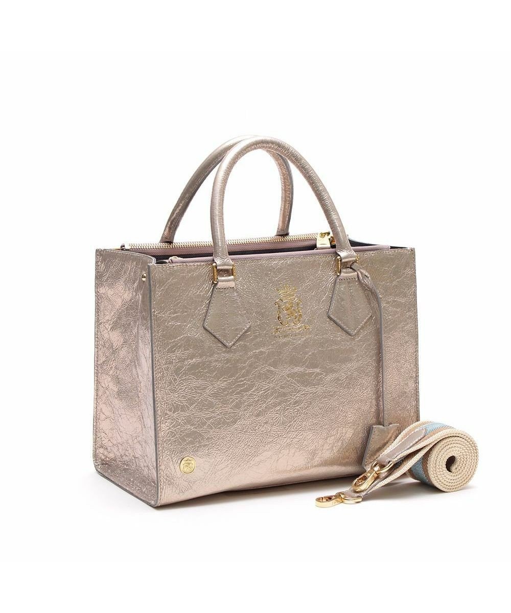 【アクセソワドゥマドモワゼルジャップ/A.D.M.J】の【牛革】クラックメタル/イタリアンレザーWジップトートM インテリア・キッズ・メンズ・レディースファッション・服の通販 founy(ファニー) ファッション Fashion レディースファッション Fashion for Women バッグ Bags アンティーク Antique-Inspired エレガント 上品 Elegant ポケット Pocket, Pocket Detail マグネット Magnet, Magnetic Closure メタル Metal, Metal Parts モチーフ Motif, Design Theme ラップ Wrap, Wrap Design プラチナ|ID: prp329100004681092 ipo3291000000033810202