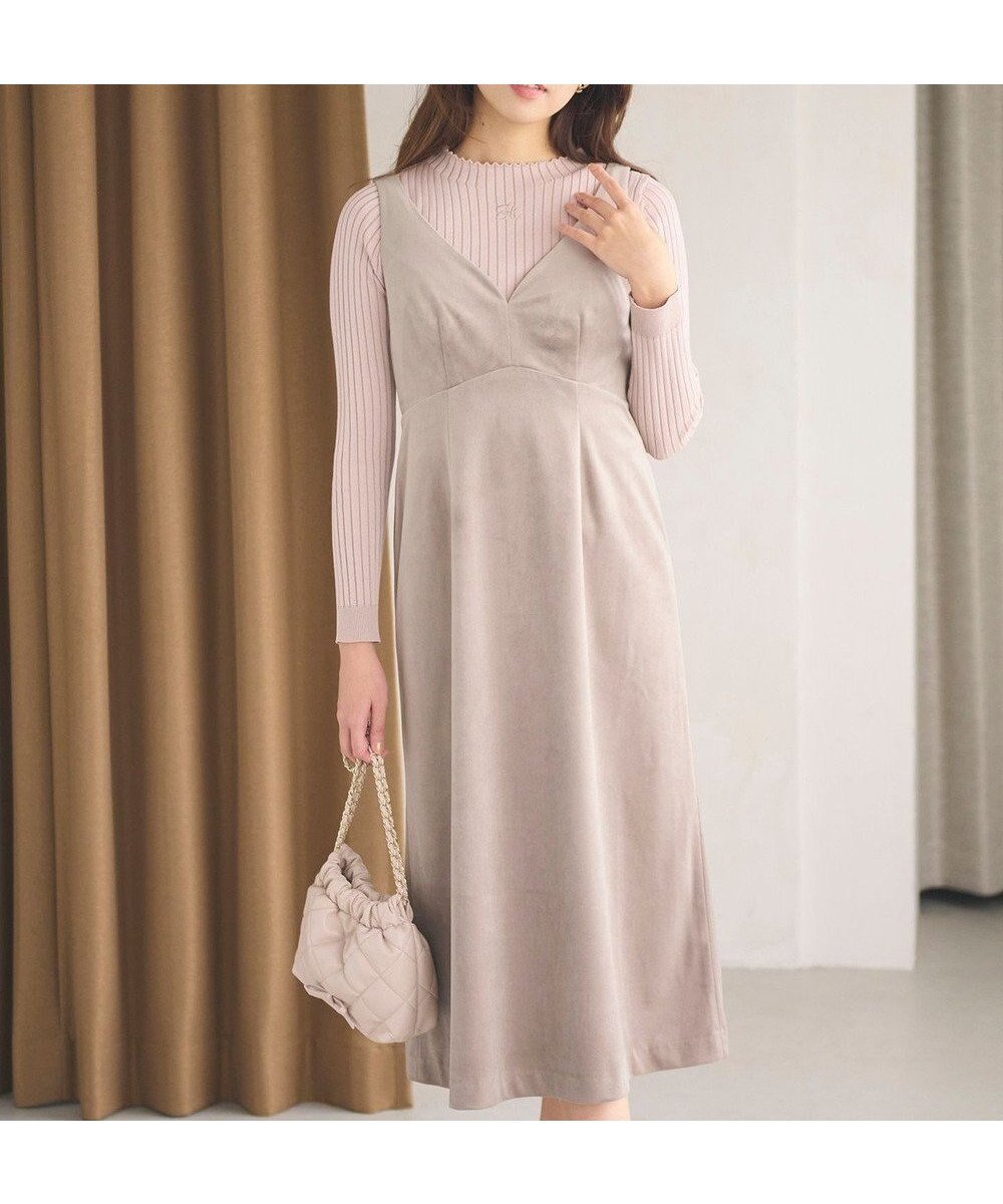 【フェルゥ/Feroux】のベロア ジャンパースカート 人気、トレンドファッション・服の通販 founy(ファニー) 　ファッション　Fashion　レディースファッション　Fashion for Women　スカート　Skirts　おすすめ　Recommended / Our Picks　インナー　Innerwear　カッティング　Cutting Detail　ベロア　Velour, Soft Velvet　エレガント 上品　Elegant　冬　Winter / This Winter　A/W・秋冬　Autumn/Winter　 other-1|ID: prp329100004681146 ipo3291000000033810485