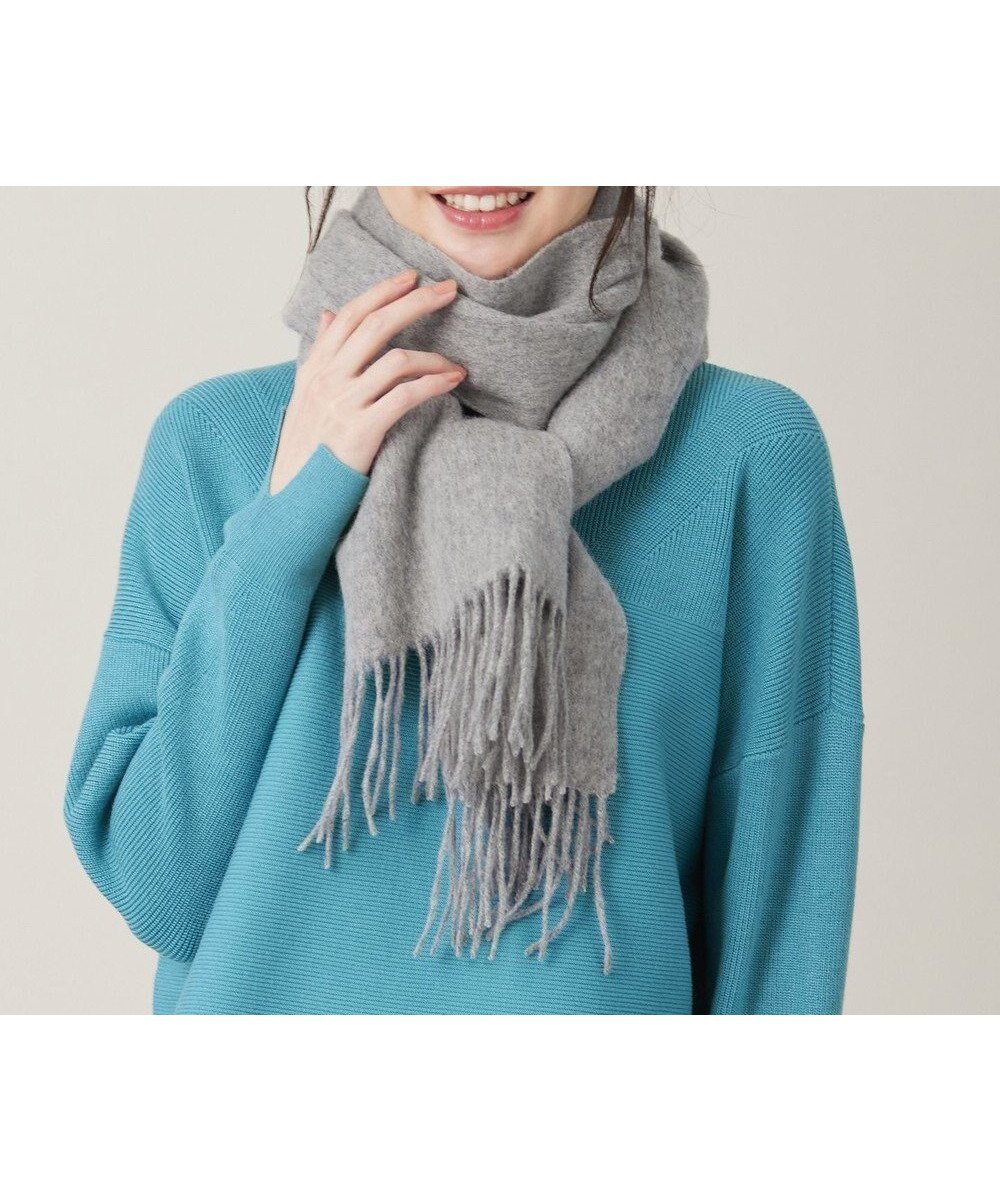 【エニィ スィス/any SiS】のウールニュアンス ストール インテリア・キッズ・メンズ・レディースファッション・服の通販 founy(ファニー) ファッション Fashion レディースファッション Fashion for Women ストール Soft & Warm Scarves マフラー・スヌード / 冬小物の定番 Scarves & Mufflers ストール Stole, Wrap スヌード Snood, Infinity Scarf チェック Check, Plaid, Tartan ベーシック Basic, Essential マフラー Scarf, Muffler エレガント 上品 Elegant 無地 Plain, Solid Color A/W・秋冬 Autumn/Winter ライトグレー|ID: prp329100004681148 ipo3291000000034296653