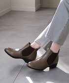 【ポインター/Pointer】の本革 両ゴム サイドゴアショートブーツ オークグレー|ID: prp329100004681169 ipo3291000000033810591