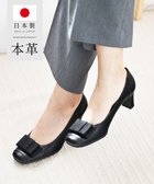 【ポインター/Pointer】の日本製 リボンラウンドトゥパンプス ブラック|ID: prp329100004681172 ipo3291000000033810606