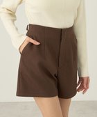【アースミュージックアンドエコロジー/earth music&ecology】のサイドベルトショートパンツ Brown|ID: prp329100004681185 ipo3291000000034231001