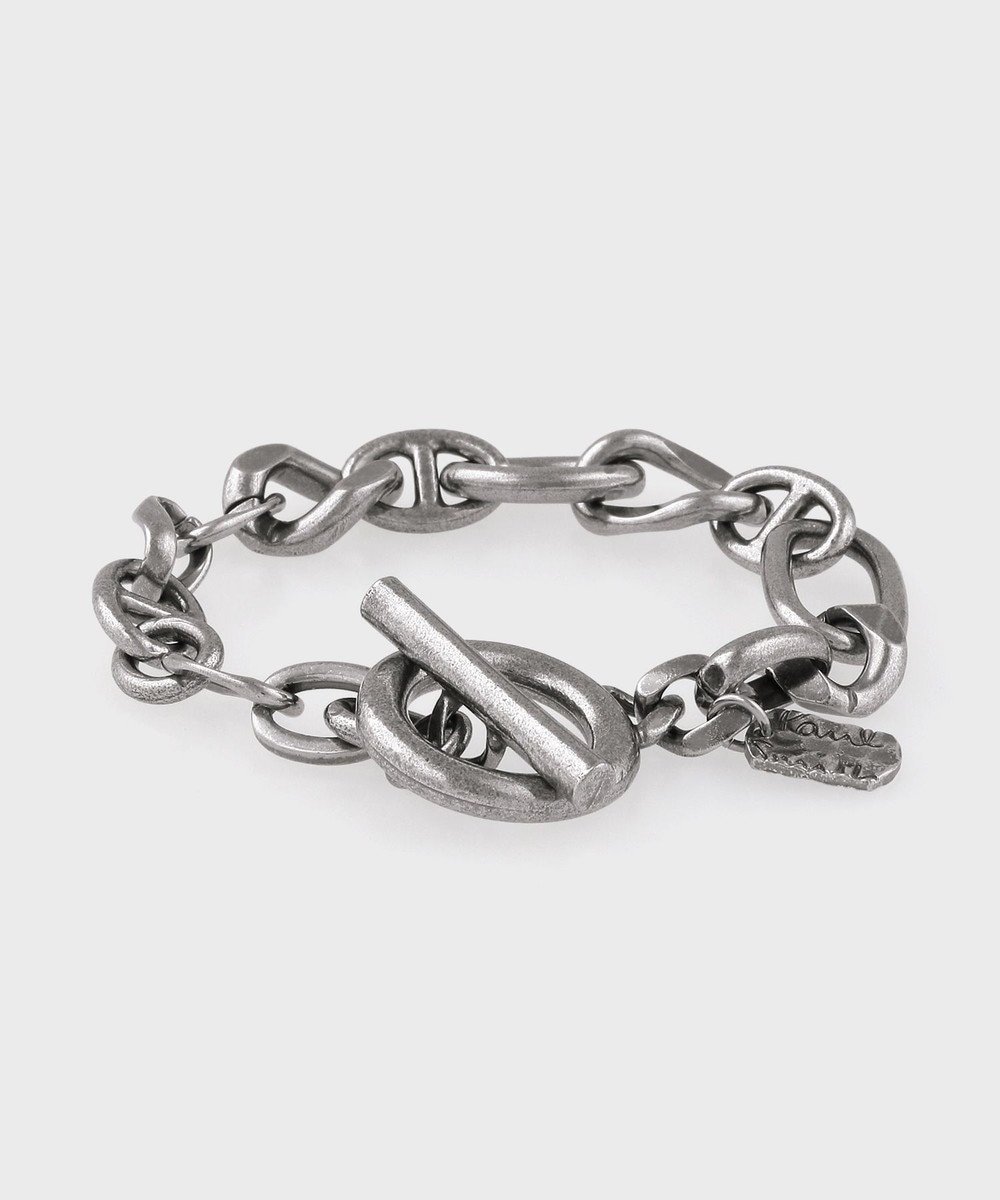 【ポール スミス/Paul Smith】のMixed Chain マンテル チェーンブレスレット インテリア・キッズ・メンズ・レディースファッション・服の通販 founy(ファニー) 　ファッション　Fashion　レディースファッション　Fashion for Women　ジュエリー　Jewelry　チェーン＆カフブレスレット　Cuff & Chain Bracelets　アクセサリー　Fashion Accessories　シェイプ　Shape, Slim Fit　チェーン　Chain, Chain Strap　ハンド　Hand, Handmade　ブレスレット　Bracelet, Wristband　巾着　Drawstring Bag, Kinchaku　シルバー|ID: prp329100004681213 ipo3291000000033810808