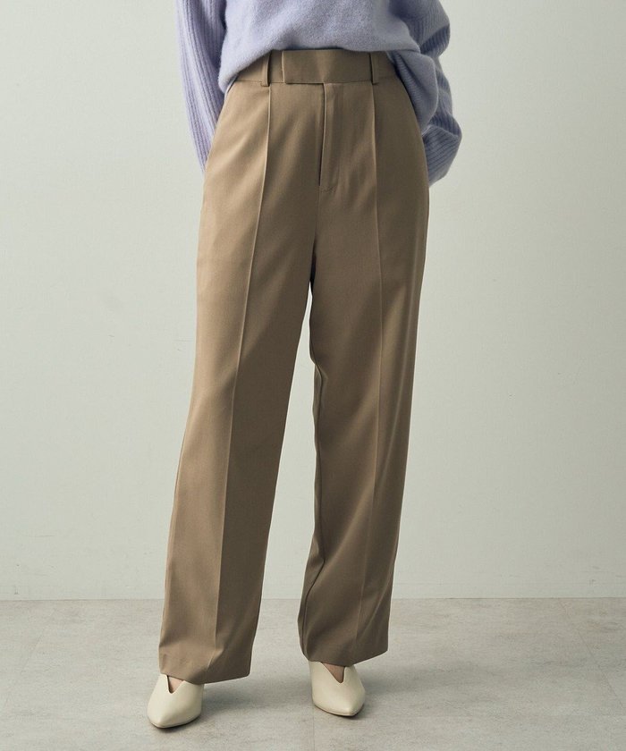 【イェッカ ヴェッカ/YECCA VECCA】のストレートワイドパンツ インテリア・キッズ・メンズ・レディースファッション・服の通販 founy(ファニー) https://founy.com/ ファッション Fashion レディースファッション Fashion for Women パンツ Pants & Trousers ストレート Straight, Straight Cut センター Center, Center Line ツイル Twist, Twisted Detail フォルム Silhouette, Form ポケット Pocket, Pocket Detail ワイド Wide, Wide Fit A/W・秋冬 Autumn/Winter |ID: prp329100004681225 ipo3291000000033810892