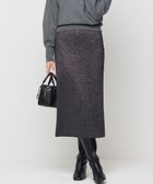 【組曲/KUMIKYOKU】の【Oggiコラボ】きらきらラメニットスカート ブラック系|ID: prp329100004681228 ipo3291000000034697456