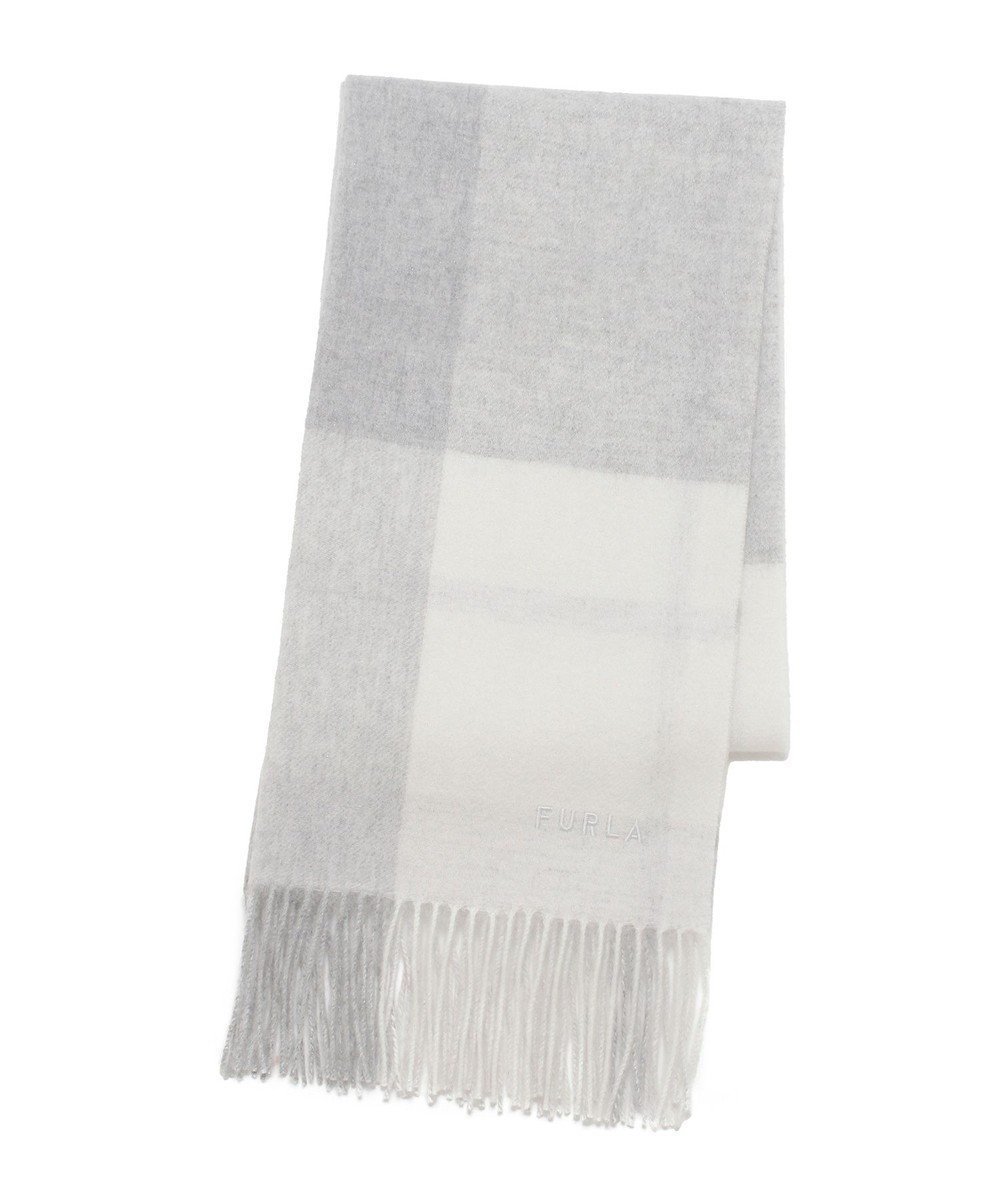 【ムーンバット/MOONBAT】のFURLA ウール混ラメ入りブロックチェックストールマフラー/幅50cm 人気、トレンドファッション・服の通販 founy(ファニー) 　ファッション　Fashion　レディースファッション　Fashion for Women　ストール　Soft & Warm Scarves　マフラー・スヌード / 冬小物の定番　Scarves & Mufflers　イタリア　Italy　エレガント 上品　Elegant　コレクション　Collection, Seasonal Line　ショール　Shawl, Wrap　ストール　Stole, Wrap　チェック　Check, Plaid, Tartan　パターン　Pattern, Design Print　ブロック　Block, Solid Block Pattern　マフラー　Scarf, Muffler　A/W・秋冬　Autumn/Winter　防寒　Cold Protection, Winter-Ready　 other-1|ID: prp329100004681263 ipo3291000000033811083
