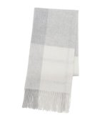 【ムーンバット/MOONBAT】のFURLA ウール混ラメ入りブロックチェックストールマフラー/幅50cm グレー|ID: prp329100004681263 ipo3291000000033811086