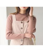 【フェルゥ/Feroux】のシアーフリル・ハイネックリブプルオーバー ベージュ系|ID: prp329100004681298 ipo3291000000034270620