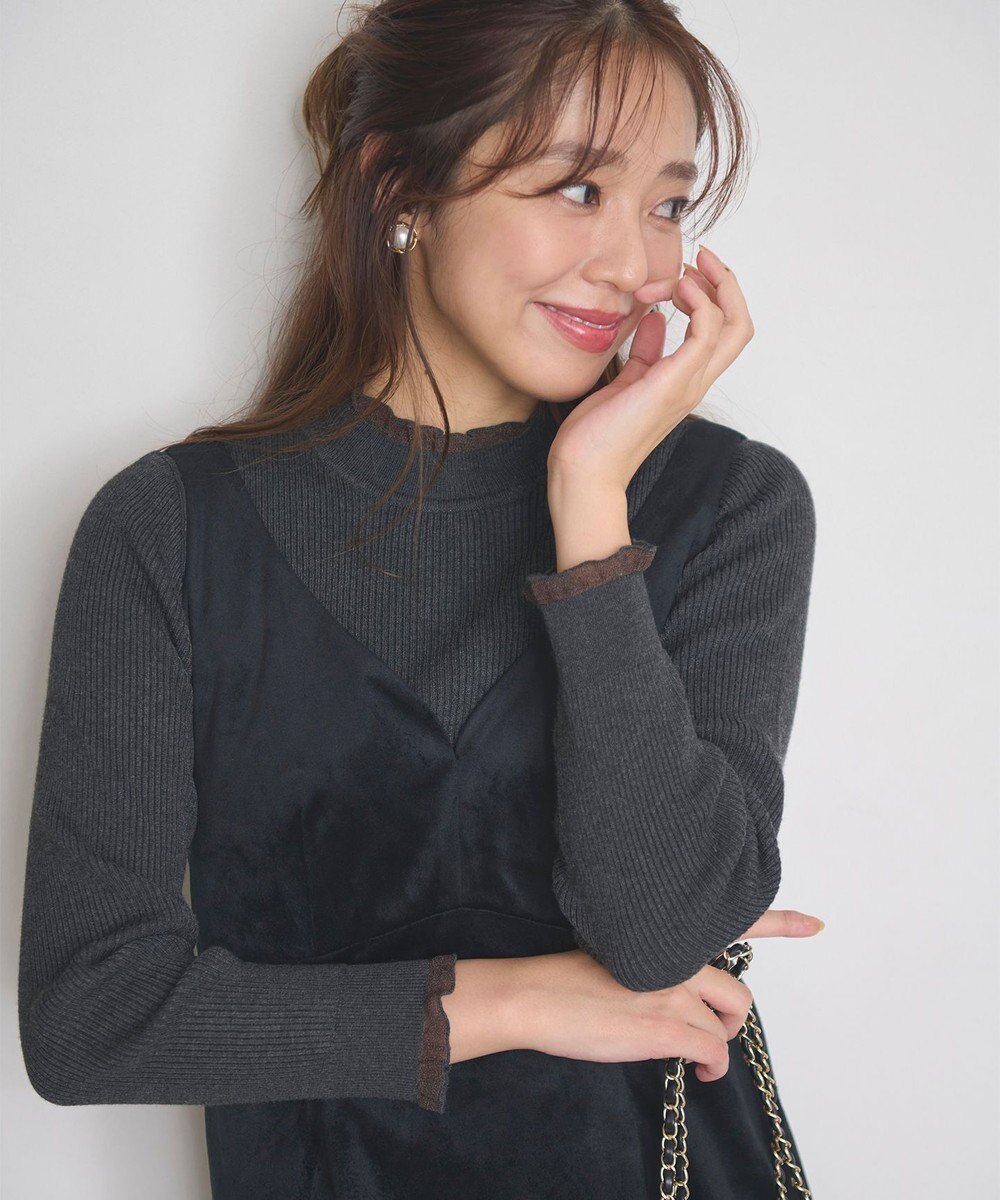 【フェルゥ/Feroux】のシアーフリル・ハイネックリブプルオーバー インテリア・キッズ・メンズ・レディースファッション・服の通販 founy(ファニー) ファッション Fashion レディースファッション Fashion for Women トップス・カットソー Cut & Sew Tops ニット Knit Tops & Sweaters カジュアルプルオーバー・ニットトップス Pullovers & Knit Tops / Casual Pullovers インナー Innerwear シアー Sheer, See-Through シンプル Simple, Minimal セーター Sweater, Knitwear フリル Frill, Ruffle リブニット Rib Knit, Ribbed Knit ロング Long, Long-Length 人気 Popular, Best Seller A/W・秋冬 Autumn/Winter グレー系|ID: prp329100004681298 ipo3291000000034270621