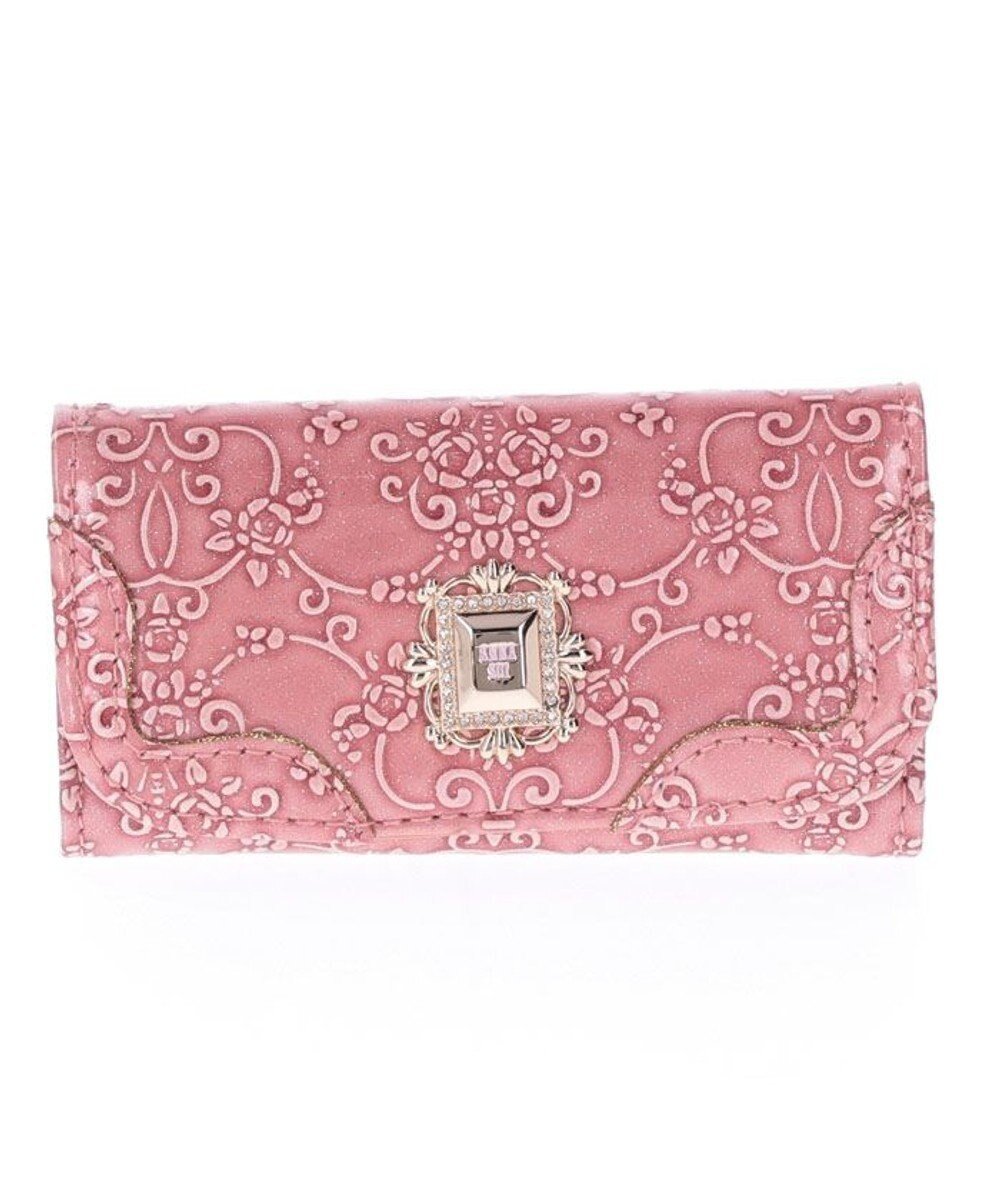 【アナスイ/ANNA SUI】のルーミー キーケース インテリア・キッズ・メンズ・レディースファッション・服の通販 founy(ファニー) 　ファッション　Fashion　レディースファッション　Fashion for Women　ミニ財布・二つ折り財布　Wallets & Card Cases　アクセサリー　Fashion Accessories　エナメル　Patent Leather　ストーン　Stone, Gem-Like　ブローチ　Brooch, Pin Brooch　定番　Standard, Basic Item　財布　Wallet, Purse　ピンク|ID: prp329100004681371 ipo3291000000033811577