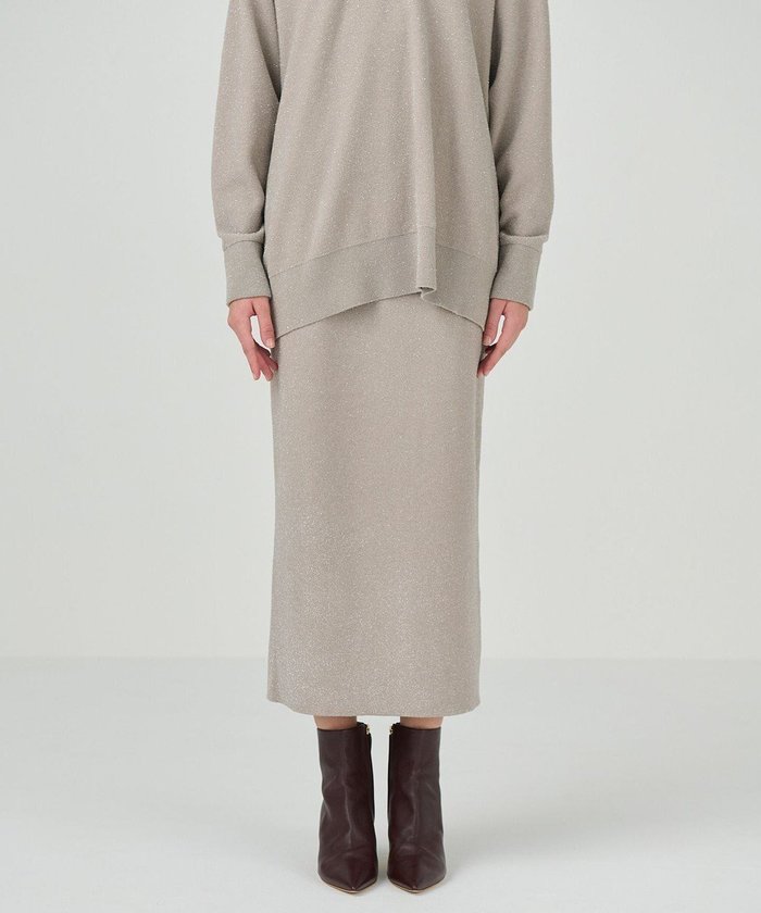 【グレース コンチネンタル/GRACE CONTINENTAL】のラメタイトニットスカート インテリア・キッズ・メンズ・レディースファッション・服の通販 founy(ファニー) https://founy.com/ ファッション Fashion レディースファッション Fashion for Women スカート Skirts おすすめ Recommended / Our Picks スリット Slit, Slit Detail セットアップ Set-Up, Coordinated Outfit リュクス Luxury, Elegant, High-End, Chic エレガント 上品 Elegant 夏 Summer S/S・春夏 SS, Spring/Summer, Warm Season A/W・秋冬 Autumn/Winter |ID: prp329100004681382 ipo3291000000034231744