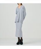 【グレース コンチネンタル/GRACE CONTINENTAL】のラメタイトニットスカート グレー|ID: prp329100004681382 ipo3291000000034231747