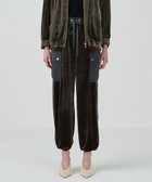 【グレース コンチネンタル/GRACE CONTINENTAL】のトリアセベロアパンツ カーキ|ID: prp329100004681388 ipo3291000000034231780