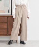 【アースミュージックアンドエコロジー/earth music&ecology】のウールライクリラックスパンツ Beige|ID: prp329100004681403 ipo3291000000033811715