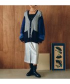 【イェッカ ヴェッカ/YECCA VECCA】のフェイクレザースリットナロースカート① Silver|ID: prp329100004681407 ipo3291000000034231874