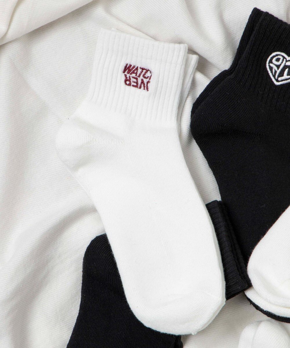 【ウィゴー/WEGO】のデザインロゴ刺繍アンクル底パイルソックス インテリア・キッズ・メンズ・レディースファッション・服の通販 founy(ファニー) ファッション Fashion レディースファッション Fashion for Women ソックス&靴下 Socks & Hosiery レッグウェア・ストッキング Legwear & Hosiery アンクル Ankle-Length Design シンプル Simple, Minimal スニーカー Sneakers, Trainers スマホ Smartphone, Mobile Device ソックス Socks, Hosiery 柄2|ID: prp329100004681462 ipo3291000000033811991