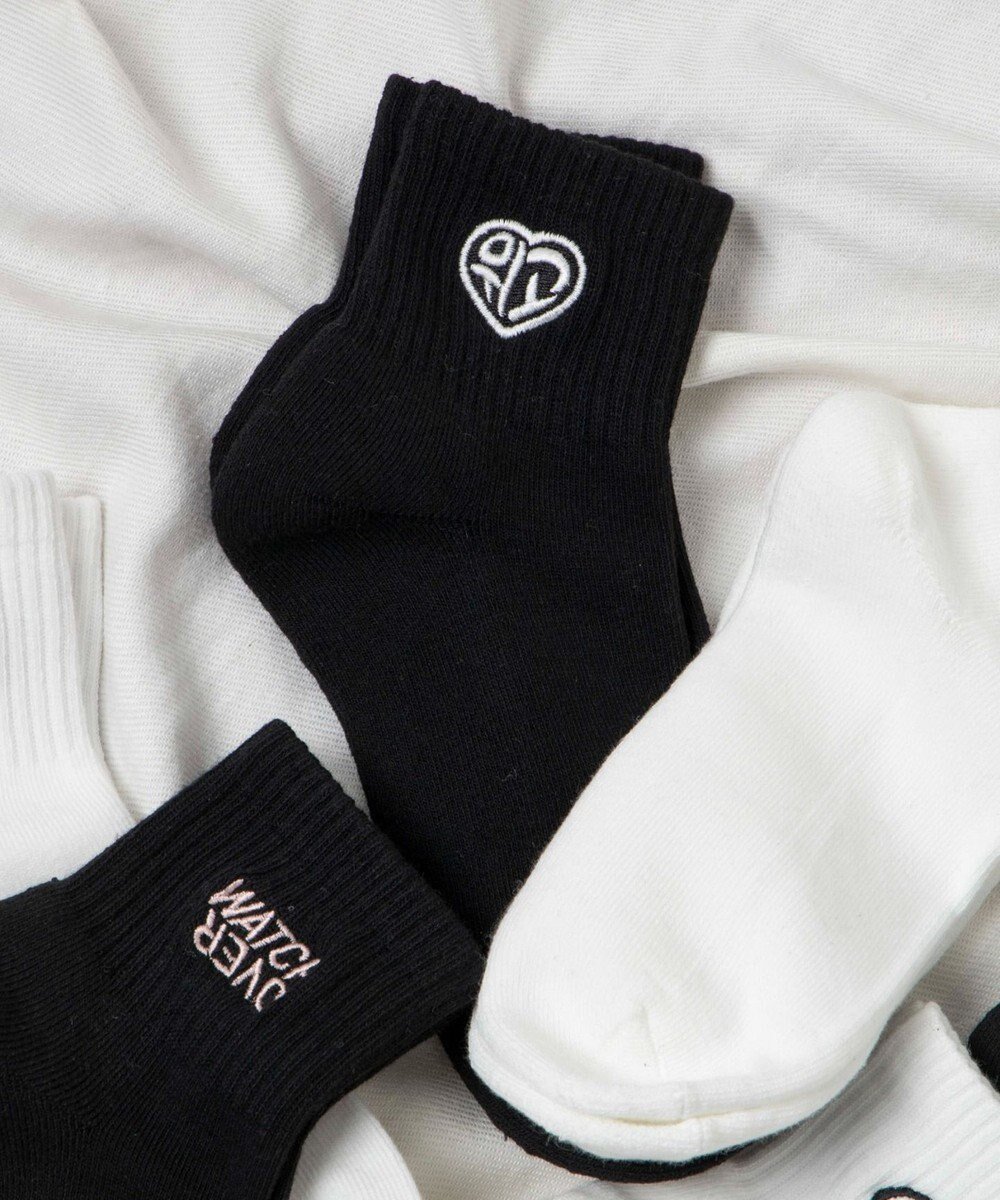 【ウィゴー/WEGO】のデザインロゴ刺繍アンクル底パイルソックス インテリア・キッズ・メンズ・レディースファッション・服の通販 founy(ファニー) ファッション Fashion レディースファッション Fashion for Women ソックス&靴下 Socks & Hosiery レッグウェア・ストッキング Legwear & Hosiery アンクル Ankle-Length Design シンプル Simple, Minimal スニーカー Sneakers, Trainers スマホ Smartphone, Mobile Device ソックス Socks, Hosiery 柄6|ID: prp329100004681462 ipo3291000000033812004
