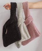 【エニィ スィス/any SiS】のラメニット バッグ ブラック|ID: prp329100004681502 ipo3291000000034296859