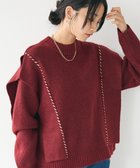【クラフトスタンダードブティック/CRAFT STANDARD BOUTIQUE】の洗える/ハンドステッチデザインニットプルオーバー Bordeaux|ID: prp329100004681515 ipo3291000000036032065