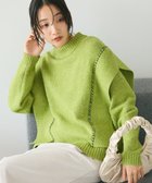 【クラフトスタンダードブティック/CRAFT STANDARD BOUTIQUE】の洗える/ハンドステッチデザインニットプルオーバー Green|ID: prp329100004681515 ipo3291000000036032075