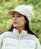 【23区 ゴルフ/NIJYUSANKU GOLF】の【WOMEN】つば付きニットキャップ アイボリー系|ID: prp329100004681547 ipo3291000000034231367