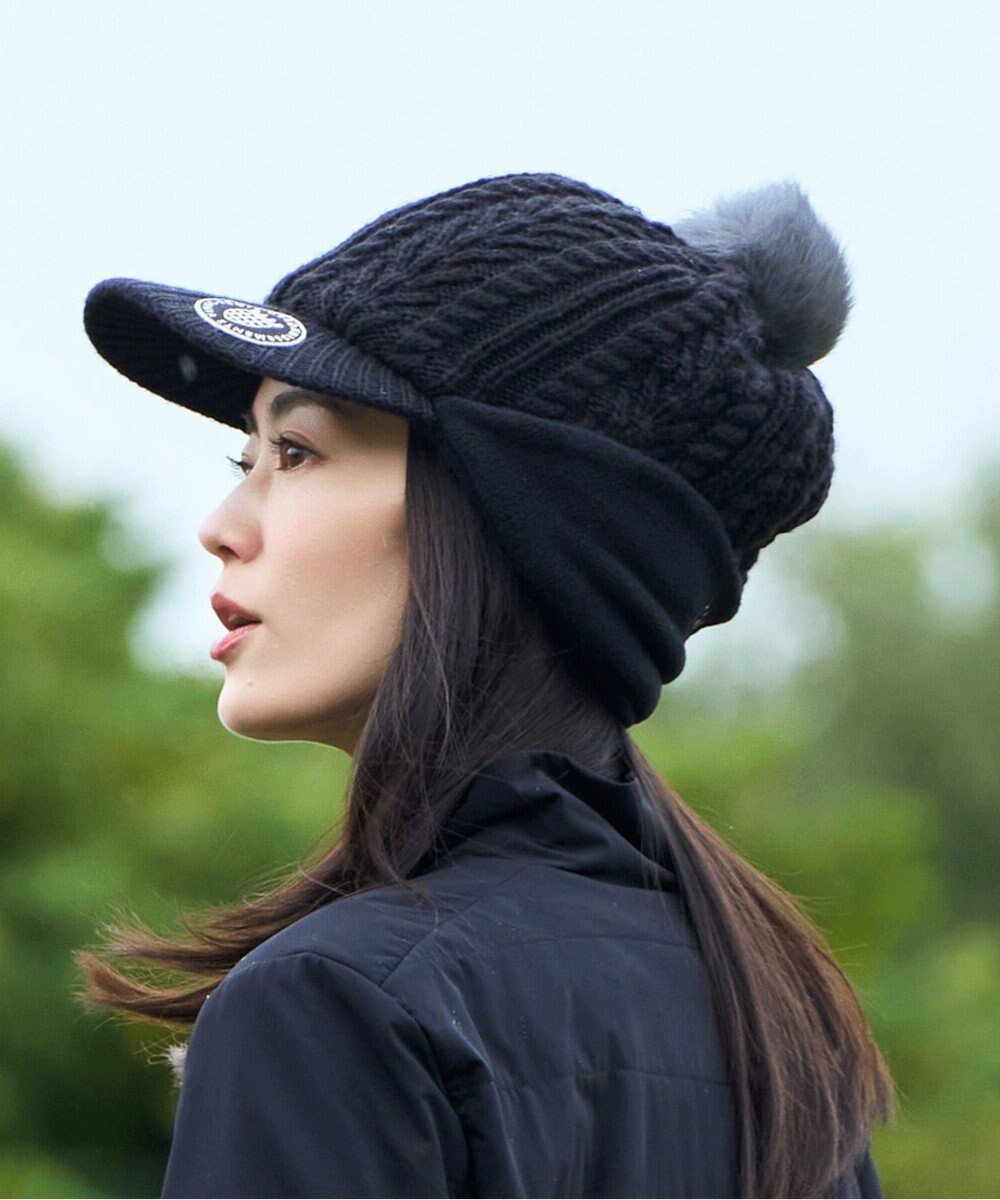 【23区 ゴルフ/NIJYUSANKU GOLF】の【WOMEN】つば付きニットキャップ インテリア・キッズ・メンズ・レディースファッション・服の通販 founy(ファニー) ファッション Fashion レディースファッション Fashion for Women トップス・カットソー Cut & Sew Tops ニット Knit Tops & Sweaters キャップ&ハット Hats & Caps キャップ Cap, Baseball Cap ゴルフ Golf 帽子 Hat, Headwear ブラック系|ID: prp329100004681547 ipo3291000000034231368