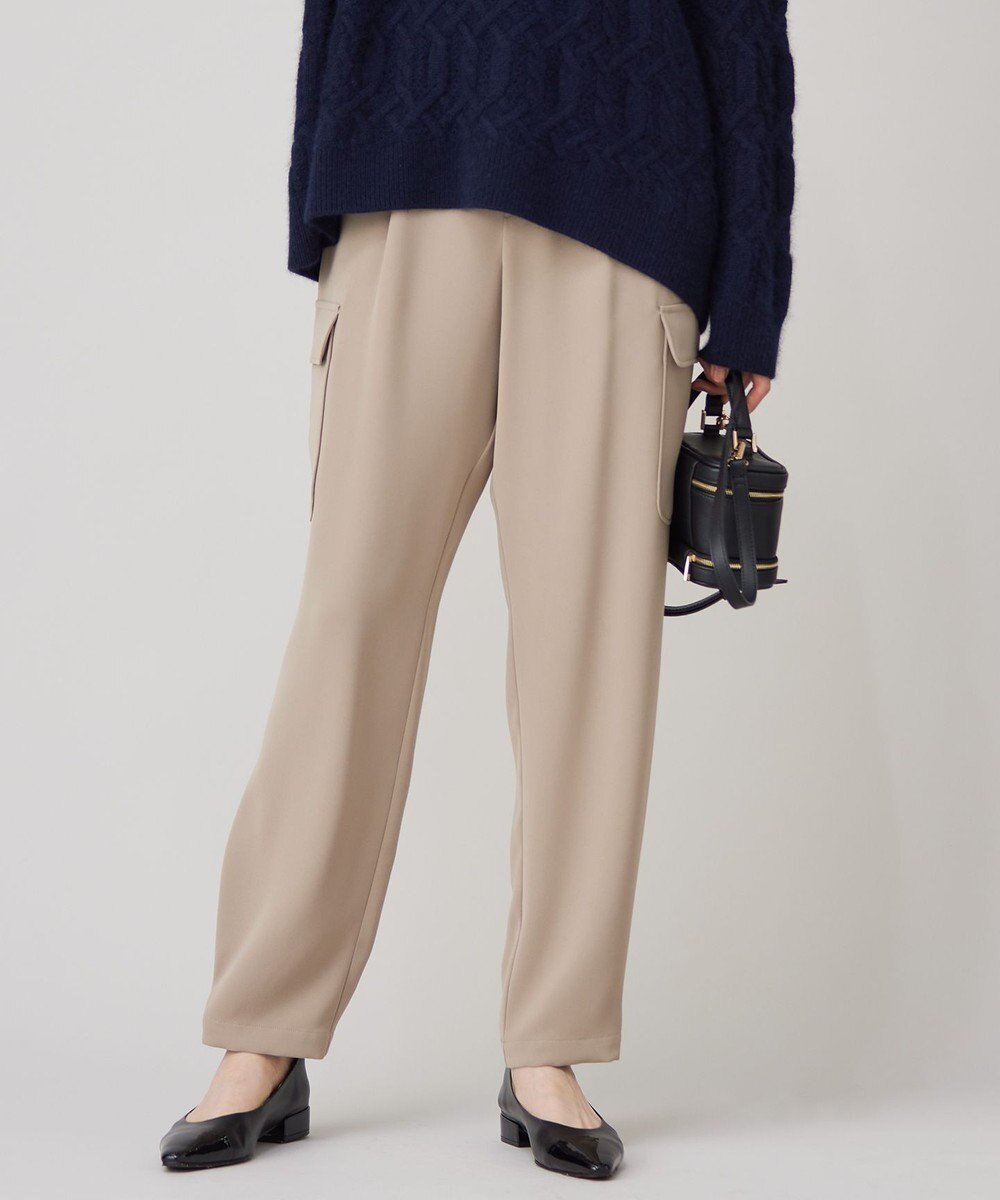 【自由区/JIYU-KU】の【洗える】ダブルクロスカーゴ パンツ インテリア・キッズ・メンズ・レディースファッション・服の通販 founy(ファニー) ファッション Fashion レディースファッション Fashion for Women パンツ Pants & Trousers エレガント 上品 Elegant カーゴパンツ Cargo Pants, Utility Pants ギャザー Gathered, Ruffled ストレッチ Stretch, Stretchy Fabric ドット Polka Dot, Dot Pattern ポケット Pocket, Pocket Detail 洗える Machine Washable A/W・秋冬 Autumn/Winter モカ|ID: prp329100004681556 ipo3291000000034231377