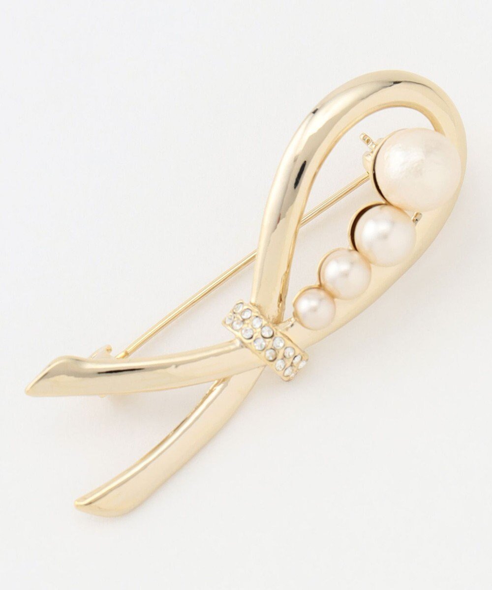 【ジェイ プレス/J.PRESS】のハーフリボン ブローチ 人気、トレンドファッション・服の通販 founy(ファニー) 　ファッション　Fashion　レディースファッション　Fashion for Women　おすすめ　Recommended / Our Picks　アクセサリー　Fashion Accessories　ガラス　Glass, Glassware　ギフト プレゼント　Gift / Present　クリスタル　Crystal, Swarovski　ショール　Shawl, Wrap　シルバー　Silver, Metallic Silver　シンプル　Simple, Minimal　ジャケット　Jacket, Outerwear　セレモニー　Ceremony　ハーフ　Half, Half-Length　パール　Pearl, Pearl Accent　ブローチ　Brooch, Pin Brooch　リボン　Ribbon, Bow　エレガント 上品　Elegant　 other-1|ID: prp329100004681562 ipo3291000000033812505