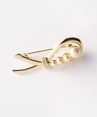 【ジェイ プレス/J.PRESS】のハーフリボン ブローチ ゴールド系|ID: prp329100004681562 ipo3291000000035791924