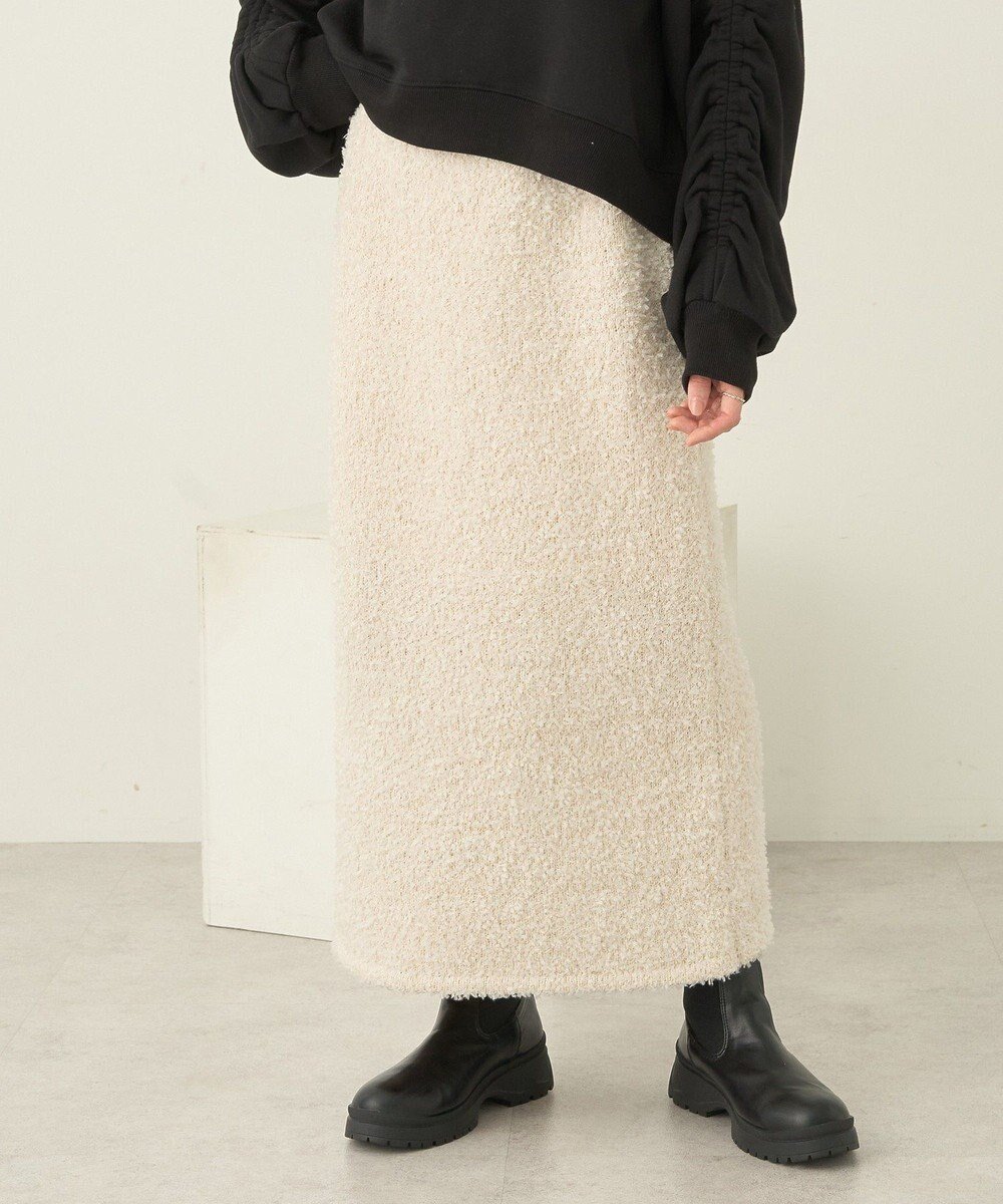 【アースミュージックアンドエコロジー/earth music&ecology】のラメニットナロースカート インテリア・キッズ・メンズ・レディースファッション・服の通販 founy(ファニー) 　ファッション　Fashion　レディースファッション　Fashion for Women　スカート　Skirts　スマート　Smart, Elegant　スリット　Slit, Slit Detail　ポケット　Pocket, Pocket Detail　エレガント 上品　Elegant　A/W・秋冬　Autumn/Winter　Ivory|ID: prp329100004681628 ipo3291000000033812789