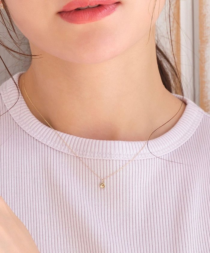 【フィービィー/phoebe】の【K10】プランプコインペンダントネックレス/全長 40cm インテリア・キッズ・メンズ・レディースファッション・服の通販 founy(ファニー) https://founy.com/ ファッション Fashion レディースファッション Fashion for Women ジュエリー Jewelry ネックレス Necklaces & Pendants アクセサリー Fashion Accessories ジュエリー Jewelry, Accessories ジュエル Jewel, Gemstone チェーン Chain, Chain Strap デコルテ Décolleté, Neckline ネックレス Necklace, Pendant Necklace ボックス Boxy, Box Shape メタル Metal, Metal Parts モチーフ Motif, Design Theme |ID: prp329100004681649 ipo3291000000033812874