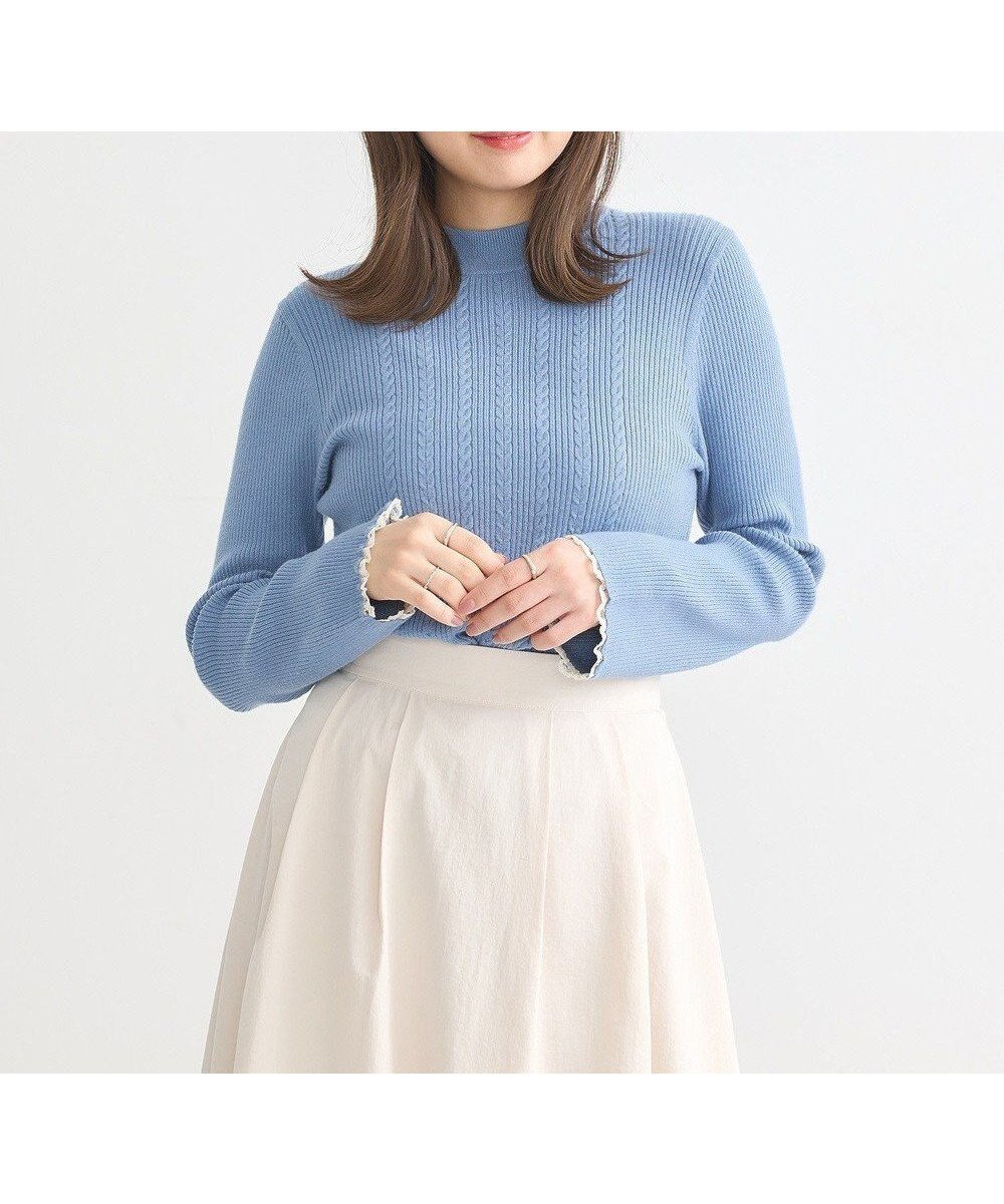 【アースミュージックアンドエコロジー/earth music&ecology】のナローケーブルプルオーバー 人気、トレンドファッション・服の通販 founy(ファニー) ファッション Fashion レディースファッション Fashion for Women トップス・カットソー Cut & Sew Tops ニット Knit Tops & Sweaters カジュアルプルオーバー・ニットトップス Pullovers & Knit Tops / Casual Pullovers おすすめ Recommended / Our Picks インナー Innerwear シンプル Simple, Minimal スリーブ Sleeve, Long Sleeve / Short Sleeve セーター Sweater, Knitwear ハイネック High Neck, Mock Neck フィット Fit, Slim Fit フェミニン Feminine, Girly フォルム Silhouette, Form フロント Front, Front Design ベーシック Basic, Essential ポケット Pocket, Pocket Detail レース Lace, Lace Fabric A/W・秋冬 Autumn/Winter other-1|ID: prp329100004681662 ipo3291000000033812942