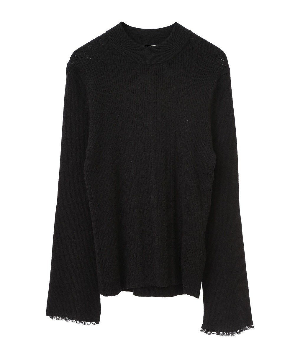 【アースミュージックアンドエコロジー/earth music&ecology】のナローケーブルプルオーバー インテリア・キッズ・メンズ・レディースファッション・服の通販 founy(ファニー) ファッション Fashion レディースファッション Fashion for Women トップス・カットソー Cut & Sew Tops ニット Knit Tops & Sweaters カジュアルプルオーバー・ニットトップス Pullovers & Knit Tops / Casual Pullovers おすすめ Recommended / Our Picks インナー Innerwear シンプル Simple, Minimal スリーブ Sleeve, Long Sleeve / Short Sleeve セーター Sweater, Knitwear ハイネック High Neck, Mock Neck フィット Fit, Slim Fit フェミニン Feminine, Girly フォルム Silhouette, Form フロント Front, Front Design ベーシック Basic, Essential ポケット Pocket, Pocket Detail レース Lace, Lace Fabric A/W・秋冬 Autumn/Winter Black|ID: prp329100004681662 ipo3291000000033812946