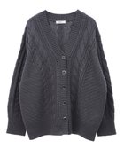 【アースミュージックアンドエコロジー/earth music&ecology】のアンチピリングケーブルカーディガン 人気、トレンドファッション・服の通販 founy(ファニー) ファッション Fashion レディースファッション Fashion for Women トップス・カットソー Cut & Sew Tops カーディガン・羽織り Layered Style Cardigans おすすめ Recommended / Our Picks カーディガン Cardigan, Knitwear ビビッド Vivid, Bright Tone ポケット Pocket, Pocket Detail 洗える Machine Washable A/W・秋冬 Autumn/Winter thumbnail Charcoal Gray|ID: prp329100004681670 ipo3291000000033812995