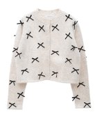 【グリーンパークス/Green Parks】の・ANDSEARCH メニーリボンニットカーディガン Beige|ID: prp329100004681705 ipo3291000000034241841