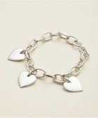 【ヨア/yoaa】のシルバー925 ハートプレートブレスレット シルバー925|ID: prp329100004681722 ipo3291000000034231483