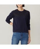 【ジェイ プレス/J.PRESS】の【洗える】DÉCOR レース ニット ネイビー系|ID: prp329100004681730 ipo3291000000035791416