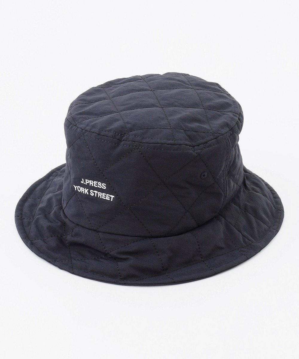 【ジェイプレスヨークストリート/J.PRESS YORK STREET】の【UNISEX】ロゴ刺繍バケットハット インテリア・キッズ・メンズ・レディースファッション・服の通販 founy(ファニー) 　ファッション　Fashion　レディースファッション　Fashion for Women　キャップ&ハット　Hats & Caps　ユニセックス　Unisex, Genderless　帽子　Hat, Headwear　ネイビー系|ID: prp329100004681751 ipo3291000000034231550