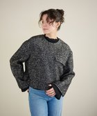 【ハッシュニュアンス/#Newans】の【セットアップ可能】ワイドスリーブツイードプルオーバー グレー|ID: prp329100004681777 ipo3291000000034231573