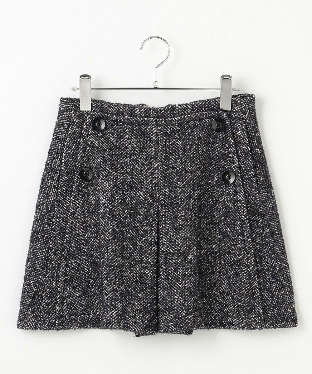【ハッシュニュアンス/#Newans】の【セットアップ可能】裏地キュロットツイードスカート インテリア・キッズ・メンズ・レディースファッション・服の通販 founy(ファニー) ファッション Fashion レディースファッション Fashion for Women セットアップ Matching Sets スカート・ミニ/ミディ/マキシ Skirts / Mini, Midi & Maxi Skirts おすすめ Recommended / Our Picks カッティング Cutting Detail クラシック Classic, Timeless Style ショート Short, Short Length セットアップ Set-Up, Coordinated Outfit ツイード Twill, Twill Weave フラット Flat, Flat Shoes ミックス Mix, Mixed Style ミニスカート Mini Skirt, Short Skirt A/W・秋冬 Autumn/Winter グレー|ID: prp329100004681779 ipo3291000000034231577