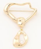 【アイシービー/iCB】の【CLASSY.1月号掲載】ウェーブブローチ ゴールド系|ID: prp329100004681784 ipo3291000000033813473