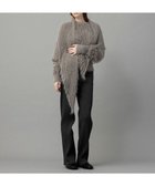 【ネイヴ/NAVE】の【ReNAVE・洗える】メルティーシャギーニット ストール ライトグレー系|ID: prp329100004681799 ipo3291000000035635542