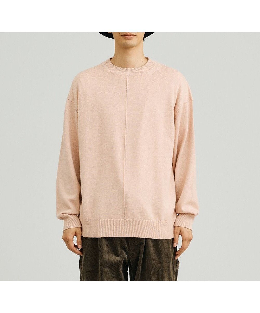 【ジェイプレスヨークストリート/J.PRESS YORK STREET】の【UNISEX】ANTI PILLING WOOL クルーネックニット インテリア・キッズ・メンズ・レディースファッション・服の通販 founy(ファニー) ファッション Fashion レディースファッション Fashion for Women トップス・カットソー Cut & Sew Tops ニット Knit Tops & Sweaters ユニセックス Unisex, Genderless ストレッチ Stretch, Stretchy Fabric セーター Sweater, Knitwear ボトム Bottoms, Lower Wear A/W・秋冬 Autumn/Winter ピンク系|ID: prp329100004681808 ipo3291000000034231622