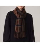 【アイシービー/iCB】のコンビネーションチェックカシミヤストール ブラウン柄系|ID: prp329100004681815 ipo3291000000034231630