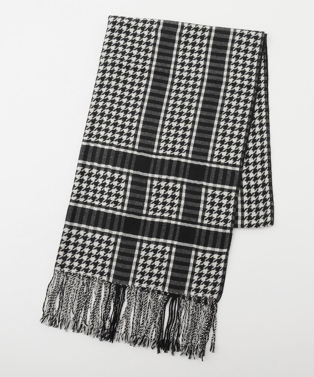 【アイシービー/iCB】のコンビネーションチェックカシミヤストール インテリア・キッズ・メンズ・レディースファッション・服の通販 founy(ファニー) 　ファッション　Fashion　レディースファッション　Fashion for Women　ストール　Soft & Warm Scarves　マフラー・スヌード / 冬小物の定番　Scarves & Mufflers　2024年　2024　2024-2025秋冬・A/W　Autumn/Winter 2024–25 AW24–25　ストール　Stole, Wrap　スヌード　Snood, Infinity Scarf　チェック　Check, Plaid, Tartan　マフラー　Scarf, Muffler　A/W・秋冬　Autumn/Winter　羽織　Haori, Light Jacket　防寒　Cold Protection, Winter-Ready　ブラック柄系|ID: prp329100004681815 ipo3291000000034231631