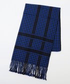 【アイシービー/iCB】のコンビネーションチェックカシミヤストール ブルー柄系|ID: prp329100004681815 ipo3291000000034231632