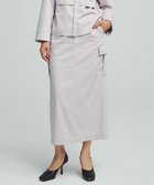 【アイシービー/iCB】の【洗える】ウォームサテン カーゴスカート ヘイズピンク系|ID: prp329100004681852 ipo3291000000033813811