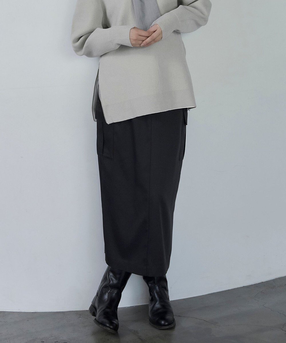 【アイシービー/iCB】の【洗える】ウォームサテン カーゴスカート インテリア・キッズ・メンズ・レディースファッション・服の通販 founy(ファニー) ファッション Fashion レディースファッション Fashion for Women スカート Skirts 2024年 2024 2024-2025秋冬・A/W Autumn/Winter 2024–25 AW24–25 ウォーム Warm Fabric サテン Satin, Glossy Fabric ストレッチ Stretch, Stretchy Fabric ベーシック Basic, Essential 洗える Machine Washable A/W・秋冬 Autumn/Winter ブラック系|ID: prp329100004681852 ipo3291000000033813812