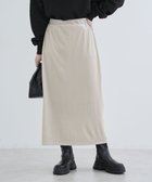 【グリーンパークス/Green Parks】のラメベロアIラインスカート Ecru|ID: prp329100004681867 ipo3291000000033813893