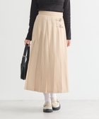 【アースミュージックアンドエコロジー/earth music&ecology】のサイドバックルプリーツスカート Light Beige|ID: prp329100004681914 ipo3291000000033814166